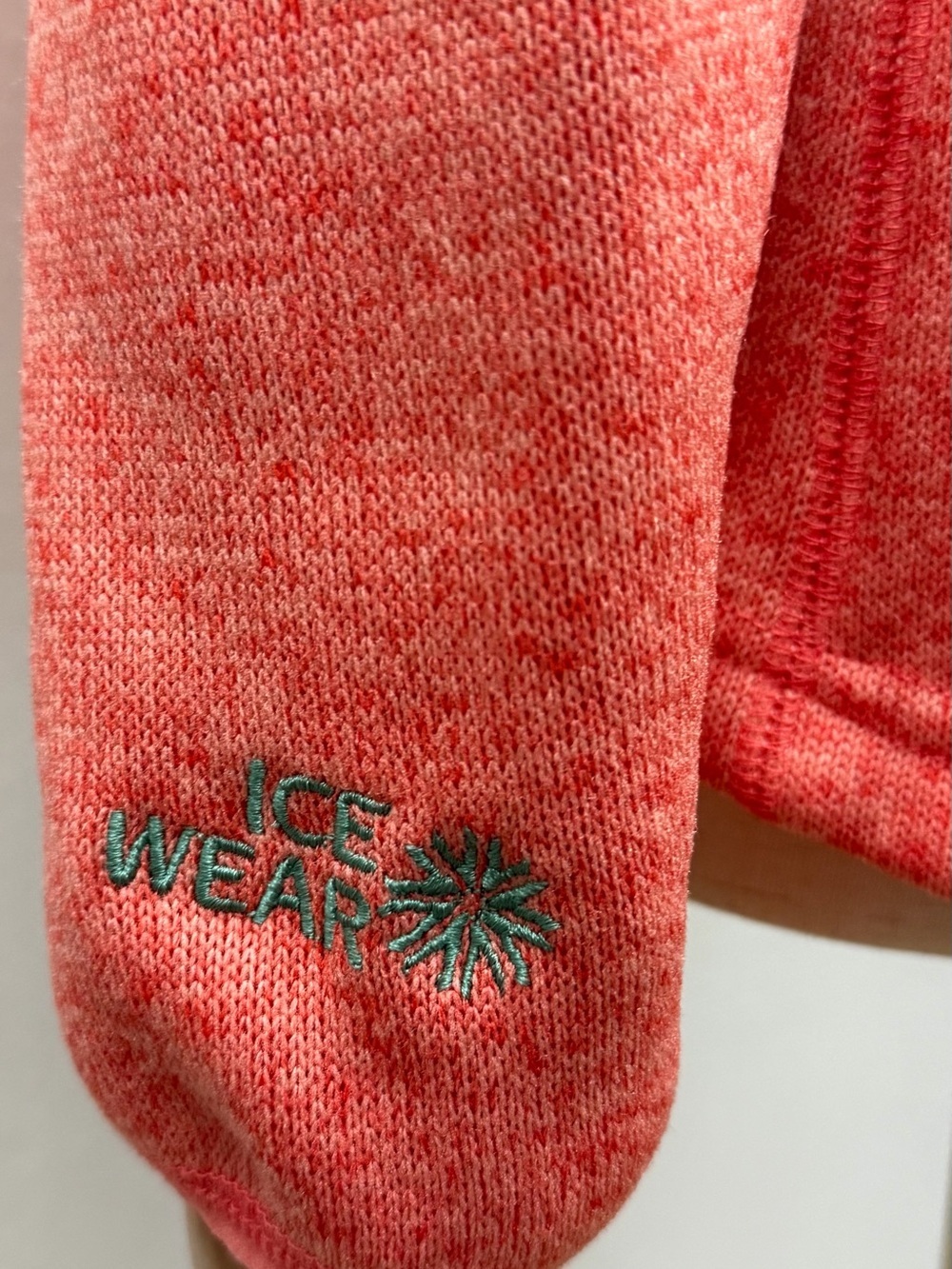 Icewear Iceland Full Zip Fleece Jacket XS Coral Pink Heathered Outdoor Hiking - Picture 9 of 16